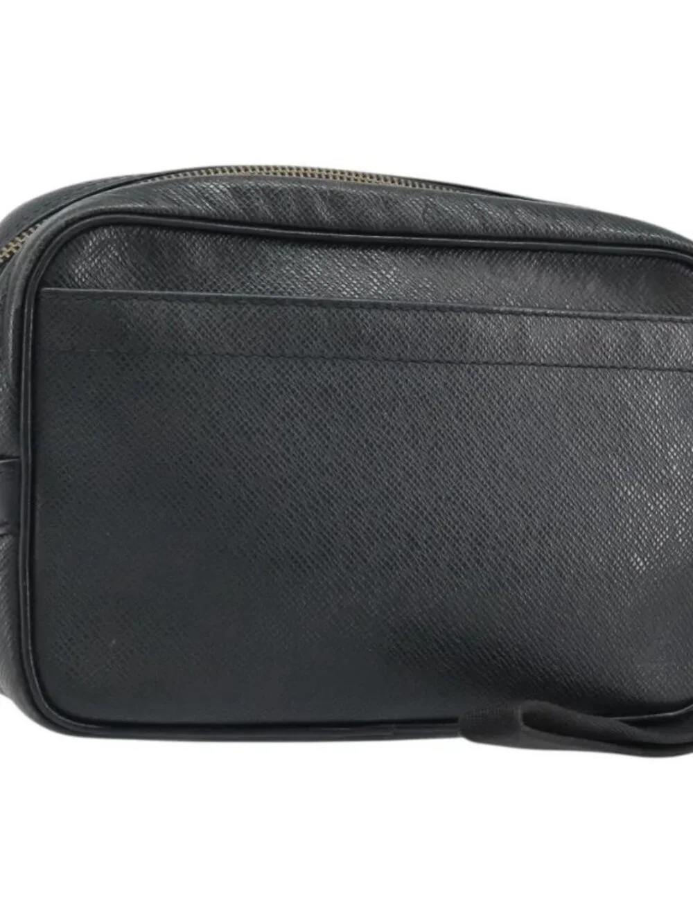 LOUIS VUITTON Taiga Karga Clutch Bag Ardoise M30812 LV Auth ka2832